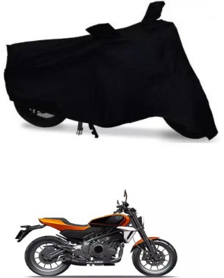 THE REAL ARV Waterproof Two Wheeler Cover for Harley Davidson(Bobber 350, Black)