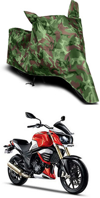 Furious3D Two Wheeler Cover for Mahindra(MOJO XT 300, Multicolor)