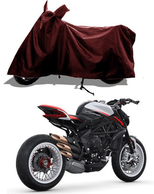 GROFATIK Two Wheeler Cover for MV Agusta(Dragster800 RR, Maroon)