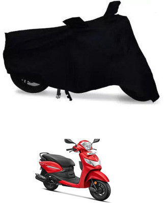 DeepShakshi AUTOMOTIVE Waterproof Two Wheeler Cover for Hero(MotoCorp Pleasure Plus, Black)