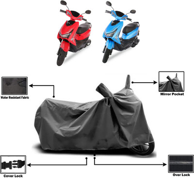 Amexride Two Wheeler Cover for Ampere(Reo Elite, Grey)