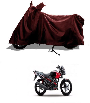 KEDIT Two Wheeler Cover for Yamaha(Gladiator, Maroon)