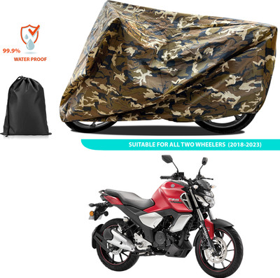 PAGORA Waterproof Two Wheeler Cover for Yamaha(FZ-FI, Yellow)