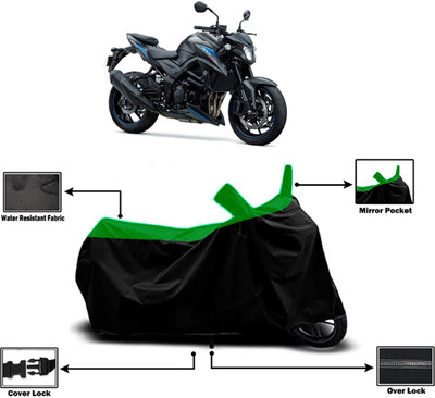 Amexride Two Wheeler Cover for Suzuki(GSX-S750, Green)