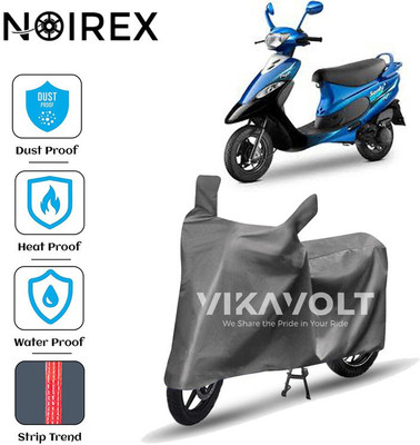 NOIREX Two Wheeler Cover for TVS(Scooty Pep+, Grey)