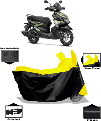 Amexride Two Wheeler Cover for Yamaha(Ray-ZR 125FI, Yellow)
