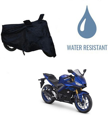 DeepShakshi AUTOMOTIVE Waterproof Two Wheeler Cover for Yamaha(YZF R25, Black)