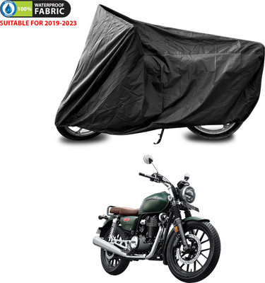 PAGORA Waterproof Two Wheeler Cover for Honda(Hness CB350, Black)