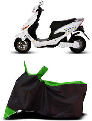 VESMEI Two Wheeler Cover for Hero(Electric Cruz, Green)