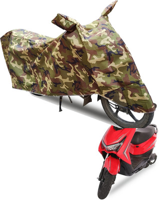 SS FOR YOUR SMART NEEDS Waterproof Two Wheeler Cover for Ampere(Reo Elite, Green)