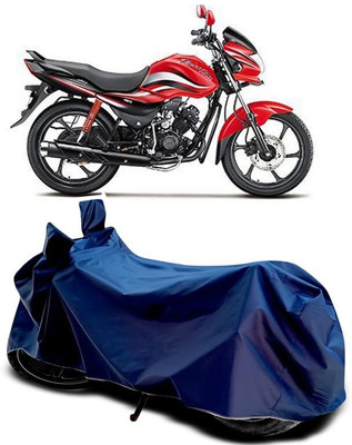 AASHTIK MART Two Wheeler Cover for Hero(Passion Plus, Blue)
