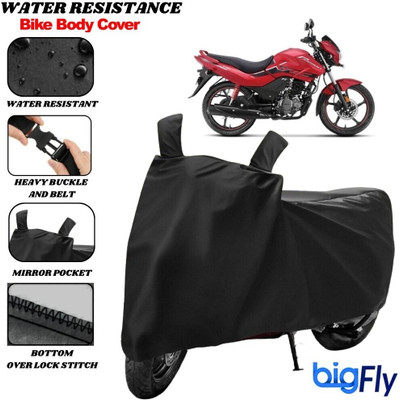 BigFly Two Wheeler Cover for Hero(Splendor I Smart, Black)