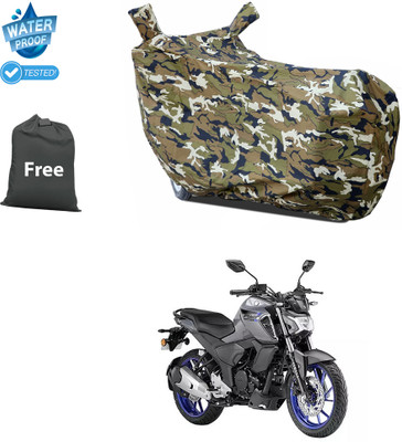 CODOKI Waterproof Two Wheeler Cover for Yamaha(FZS-FI V3 BS6, Yellow)