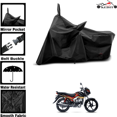 KEDIT Two Wheeler Cover for Mahindra(Centuro, Black)