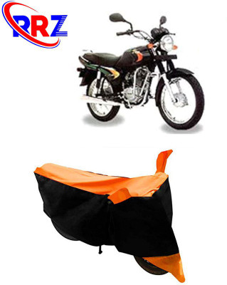 RRZ Waterproof Two Wheeler Cover for Bajaj(Caliber, Black, Orange)