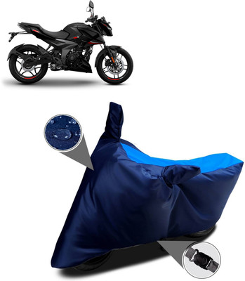 DeepShakshi AUTOMOTIVE Two Wheeler Cover for Bajaj(Pulsar N160, Blue, Black)