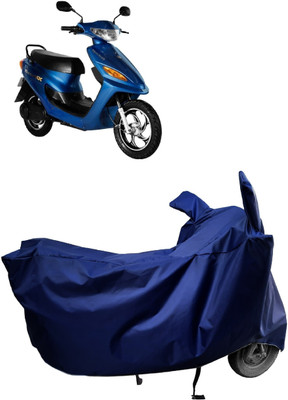 Amexride Two Wheeler Cover for Indus(Yo Electron, Blue)