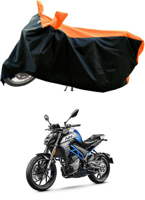 Mdstar Waterproof Two Wheeler Cover for CFMoto(300NK, Orange)