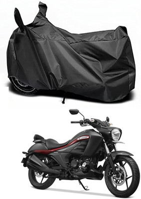 Auto Hub Waterproof Two Wheeler Cover for Suzuki(Intruder 250, Black)