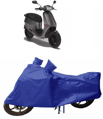 HEMSKAR Two Wheeler Cover for Ola(Electric Scooter, Blue)