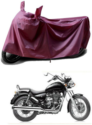 THE REAL ARV Waterproof Two Wheeler Cover for Royal Enfield(Thunderbird 500, Maroon)