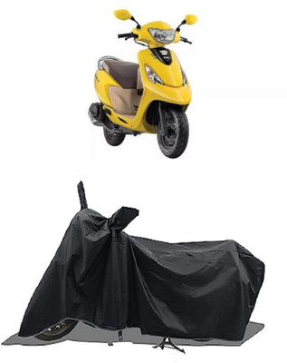 SPECTUS Two Wheeler Cover for TVS(Zest 110, Black)