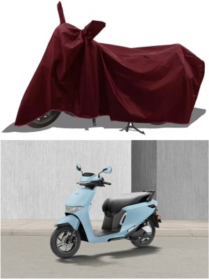 RAQTRO Two Wheeler Cover for Honda(Activa, Maroon)