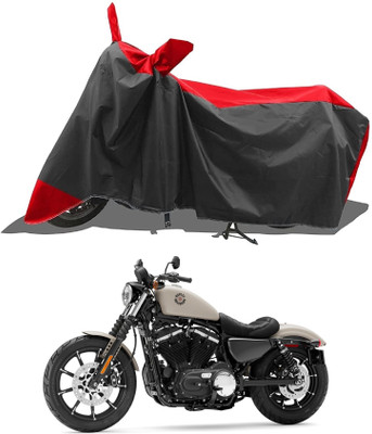 SPECTUS Two Wheeler Cover for Harley Davidson(Iron 883, Red)