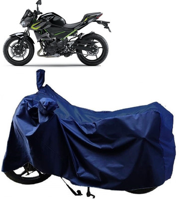 MMSSTAR Waterproof Two Wheeler Cover for Kawasaki(Z400, Blue)