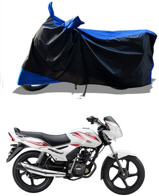 DeepShakshi AUTOMOTIVE Waterproof Two Wheeler Cover for TVS(Star Sport, Blue)