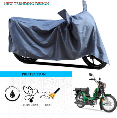 ANTHUB Waterproof Two Wheeler Cover for TVS(XL 100 Heavy Duty, Grey)