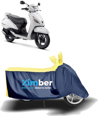 ZIMBER Two Wheeler Cover for TVS(Jupiter, Yellow, Blue)