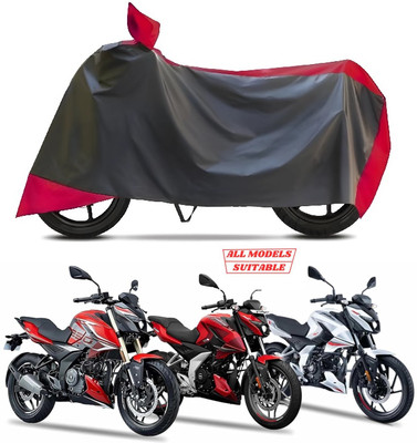 smwzxyu Waterproof Two Wheeler Cover for Bajaj(Pulsar NS200, Red, Black)