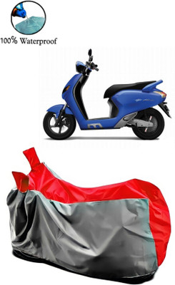 Autofly Waterproof Two Wheeler Cover for 22Motors(Flow, Grey, Red)