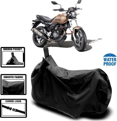 WMIZEXA Waterproof Two Wheeler Cover for Hero(Xpulse 200T, Black)