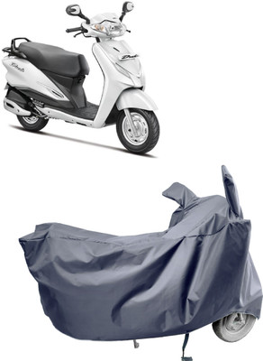 Amexride Two Wheeler Cover for Hero(Duet VX 110CC BS6, Grey)