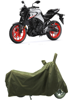 Coxtor Waterproof Two Wheeler Cover for Yamaha(MT-03 BS6, Gold)