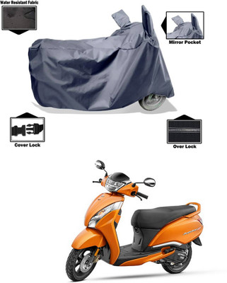 CODOKI Waterproof Two Wheeler Cover for TVS(Jupiter 125, Grey)
