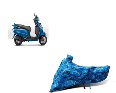 Anlopeproducts Waterproof Two Wheeler Cover for Hero(Maestro Edge, Blue)