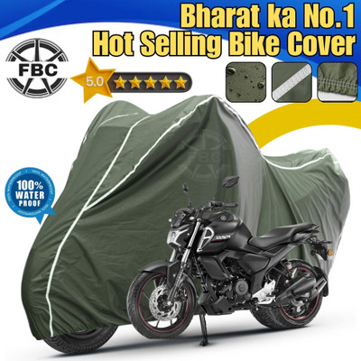 FBC Waterproof Two Wheeler Cover for Yamaha(FZ25, Blue)