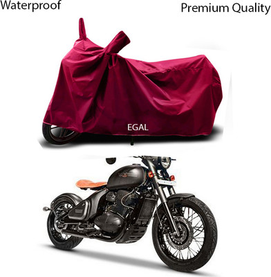 EGAL Waterproof Two Wheeler Cover for JAWA(BS6, Maroon)