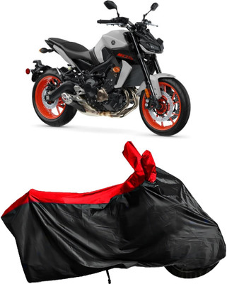 Autofly Waterproof Two Wheeler Cover for Yamaha(MT-09, Red, Black)