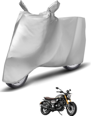 Caronix Waterproof Two Wheeler Cover for TVS(Silver)