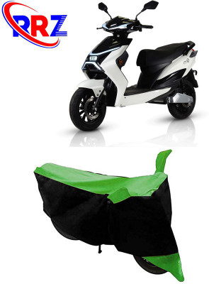 RRZ Waterproof Two Wheeler Cover for Electric Cruz(X1, Black, Green)