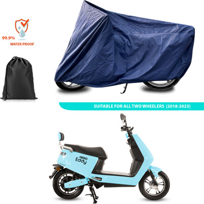 CODOKI Waterproof Two Wheeler Cover for Hero(Electric E-Sprint, Blue)