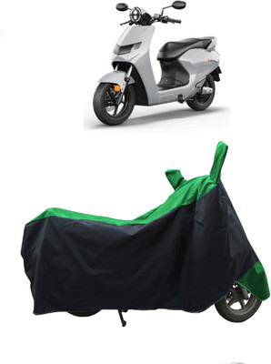 Coxtor Waterproof Two Wheeler Cover for Bounce(Infinity E1, Green)