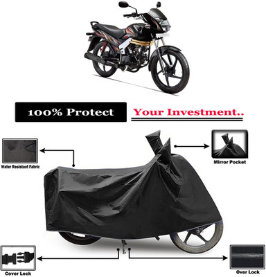Amexride Two Wheeler Cover for Mahindra(Centuro NXT, Black)