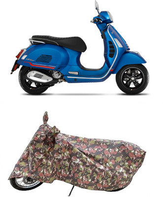 Coxtor Waterproof Two Wheeler Cover for Vespa(GTS Super 300 BS6, Multicolor)