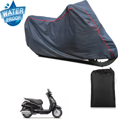 PAGORA Waterproof Two Wheeler Cover for Suzuki(Access 125, Grey)