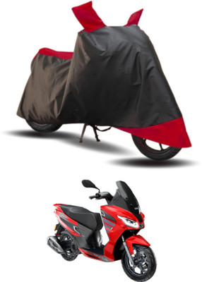 KEDIT Two Wheeler Cover for Aprilia(SXR 160, Red, Black)